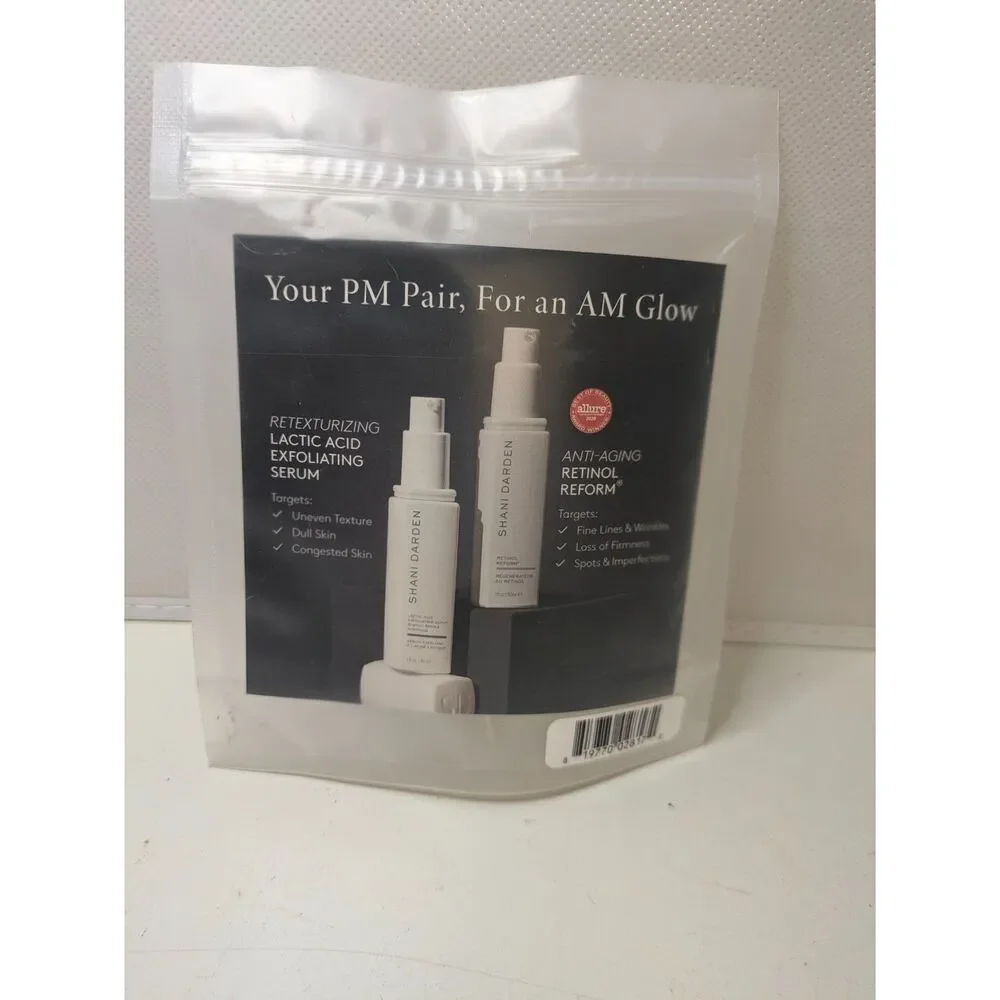 ⭐3/$30⭐ Shani Darden Lactic Acid Serum & Retinol Reform Sample Set
